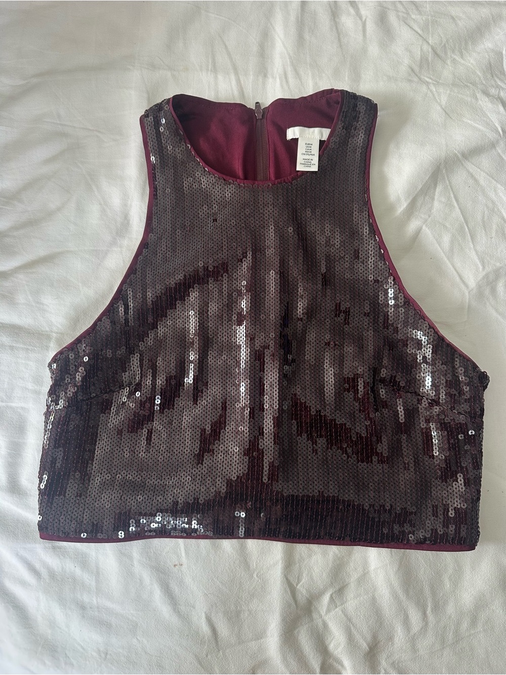 H&M Sequins Crop Top!